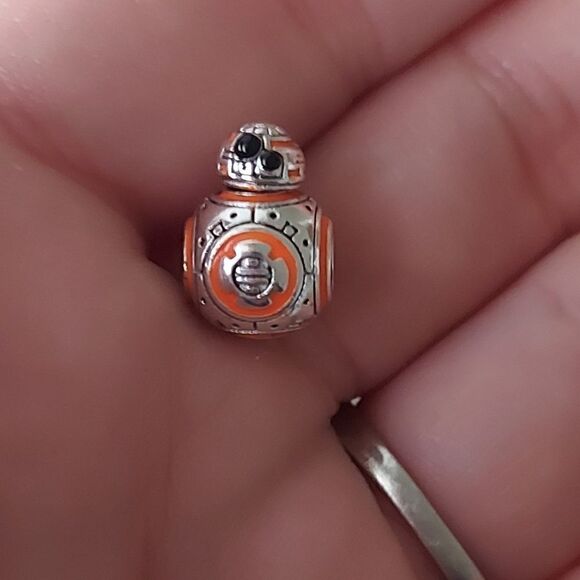 925 Silver BB-8 Star Wars Charm - Picture 2 of 6